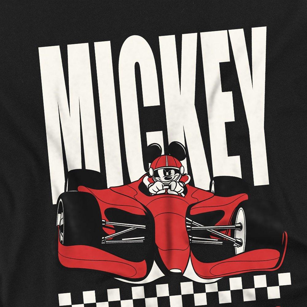 Black - Disney - Mickey Mouse Race Poster Kids Sweatshirt Black - 2