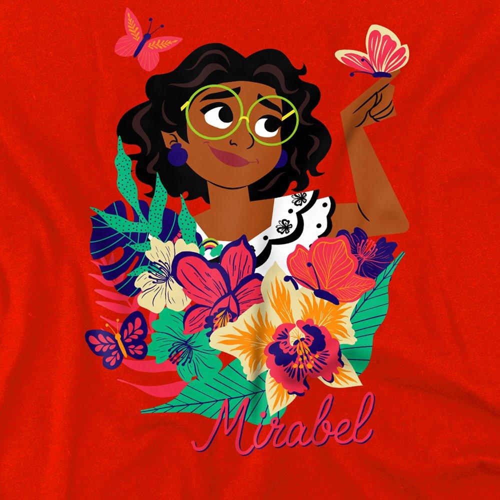 Red - Disney - Mirabel Tropical Youth Kids Pull-Over Hoodie Red - 2