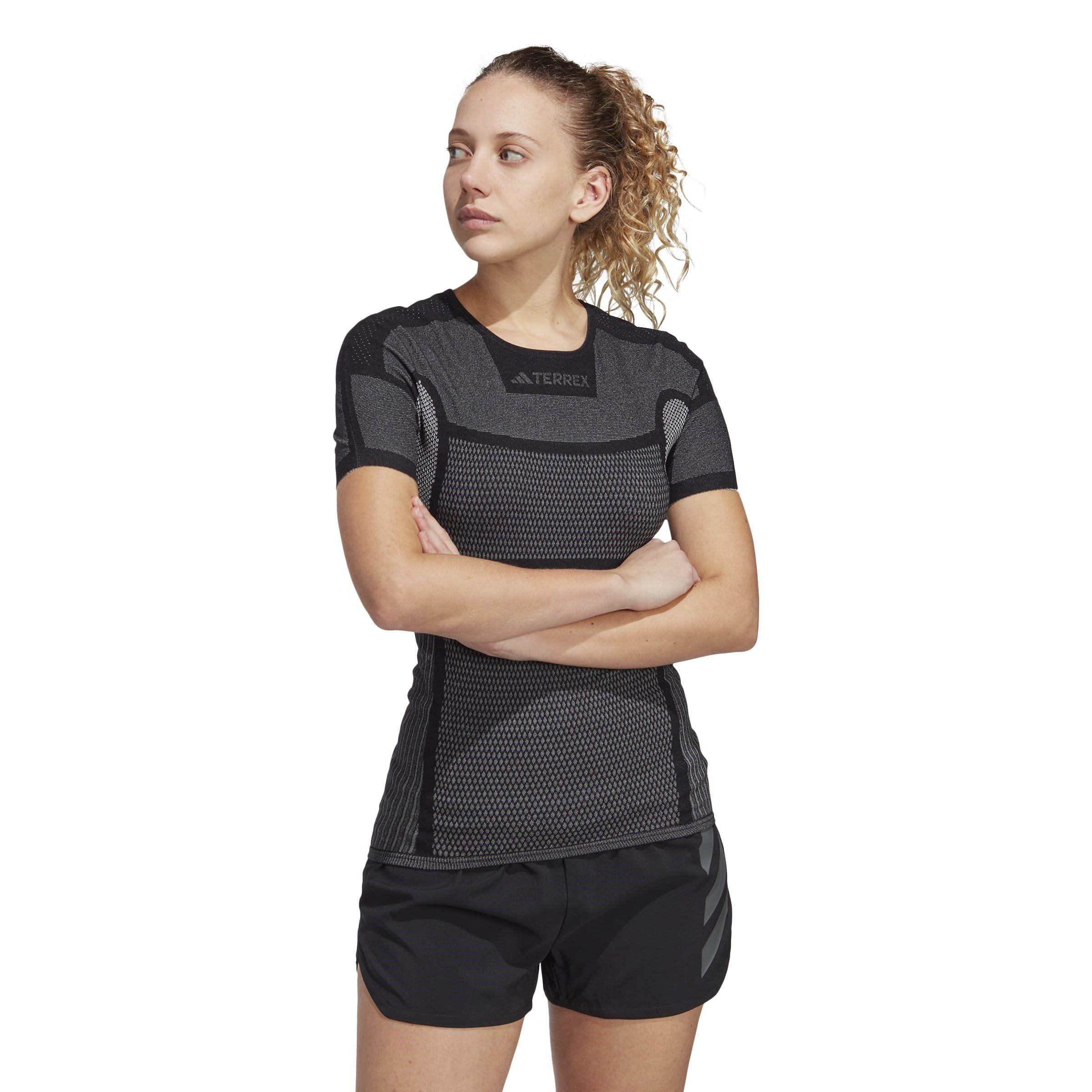 Nero/Bianco - adidas - Drynamo Short Sleeve T Shirt Womens - 2