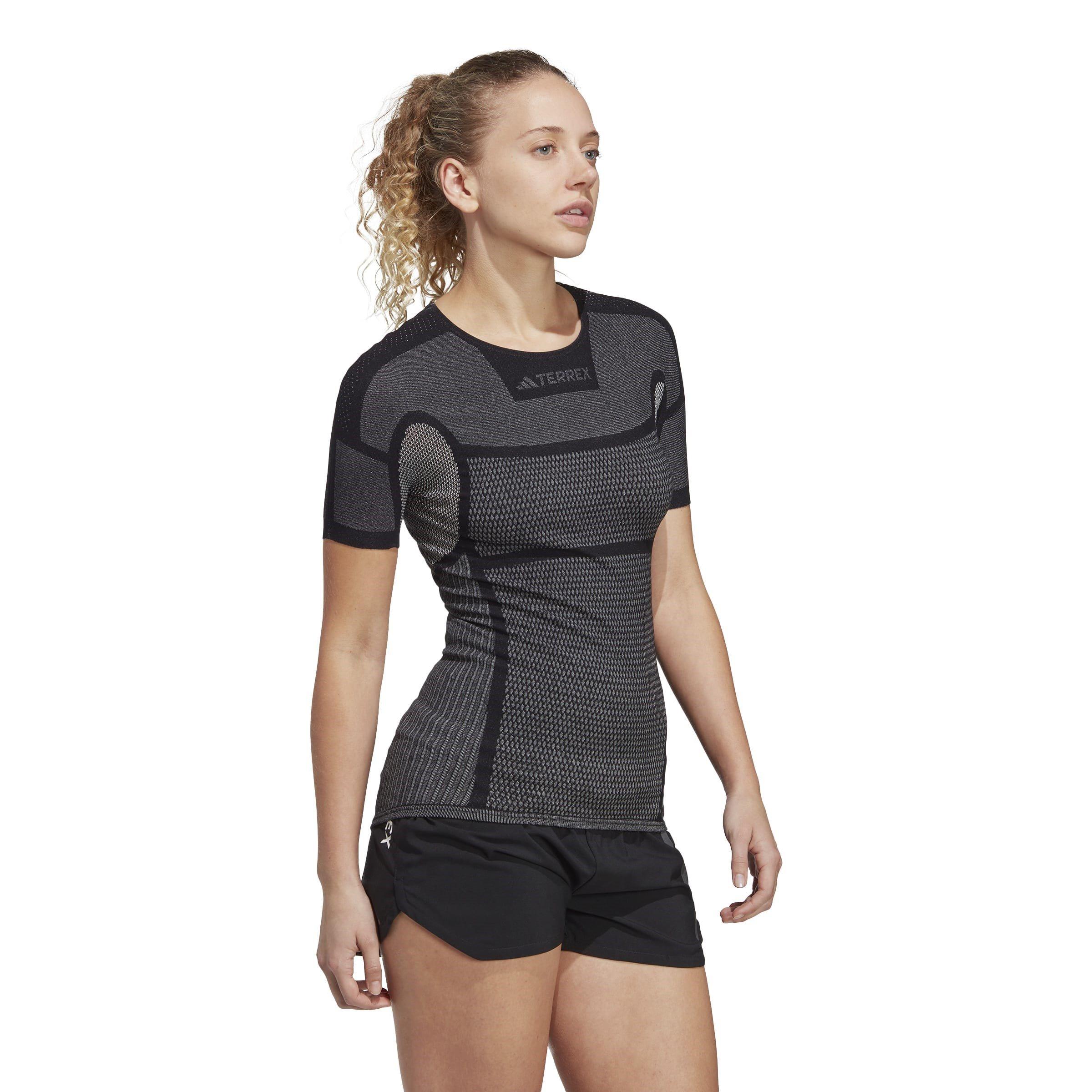 Nero/Bianco - adidas - Drynamo Short Sleeve T Shirt Womens - 4