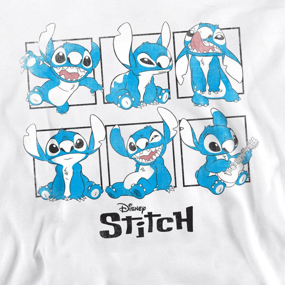 White - Disney - Lilo And Stitch Graphic Blocks Sweatshirt White - 2