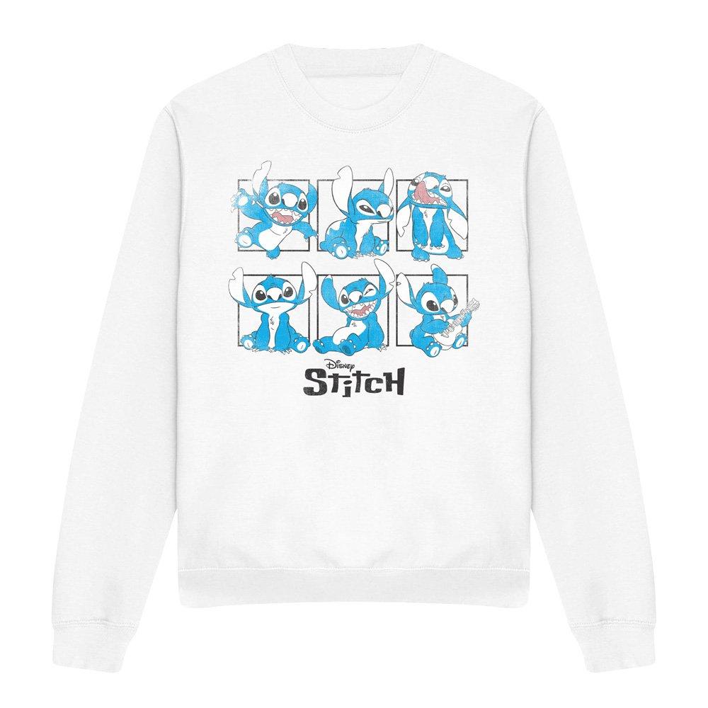 White - Disney - Lilo And Stitch Graphic Blocks Sweatshirt White - 4