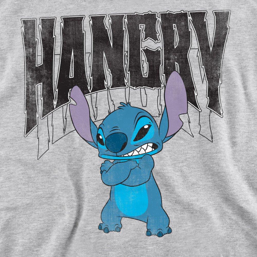 Light Grey - Disney - Lilo And Stitch Hangry Sweatshirt Athletic Heathe - 2