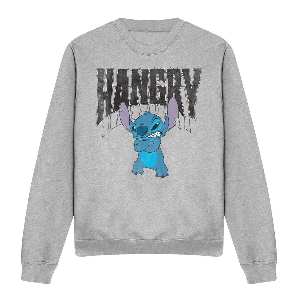 Light Grey - Disney - Lilo And Stitch Hangry Sweatshirt Athletic Heathe - 4