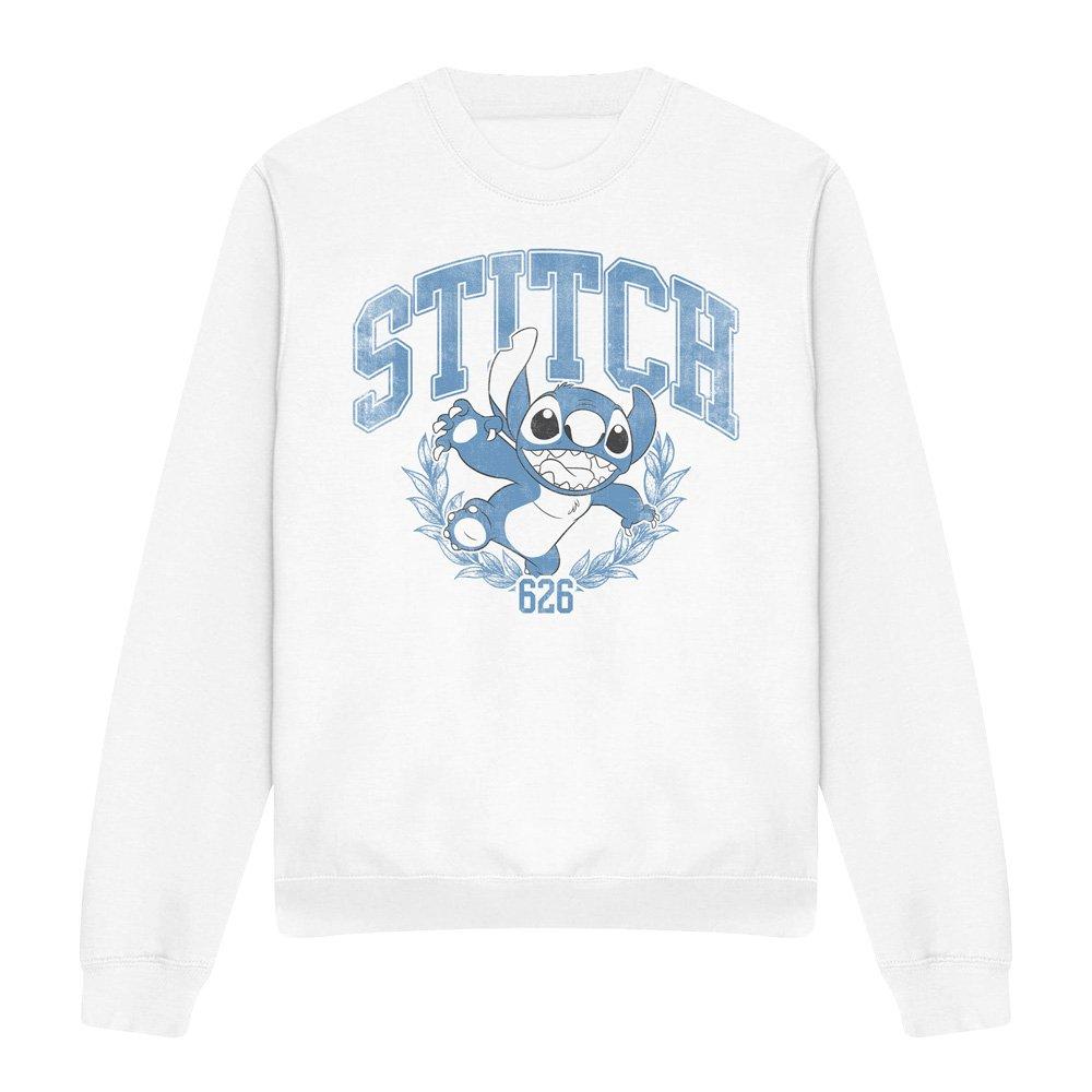 White - Disney - Lilo And Stitch College Sweatshirt White - 4