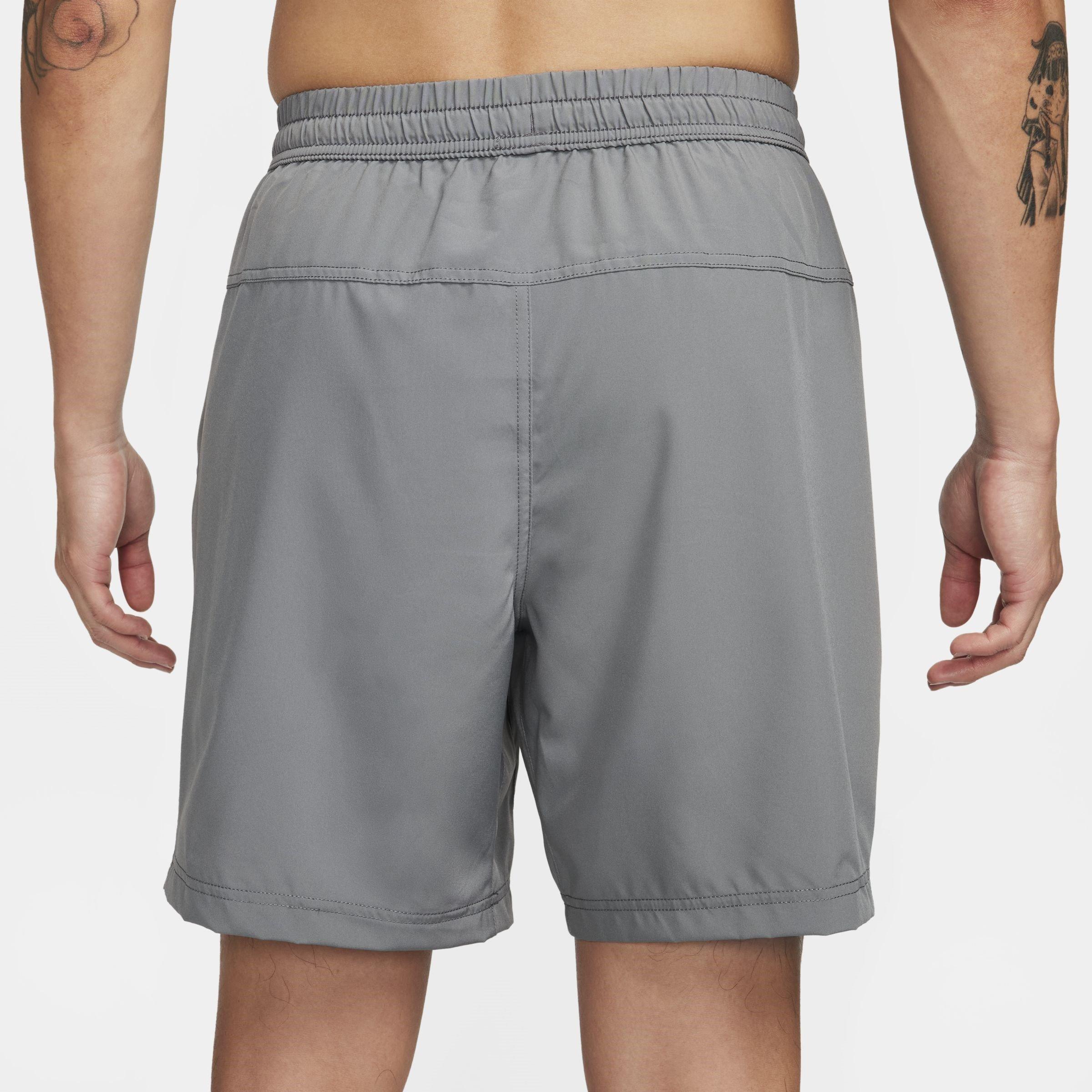 Smoke Grey/Blk - Nike - Dri FIT Form 7 Inch Mens Unlined Versatile Shorts - 2