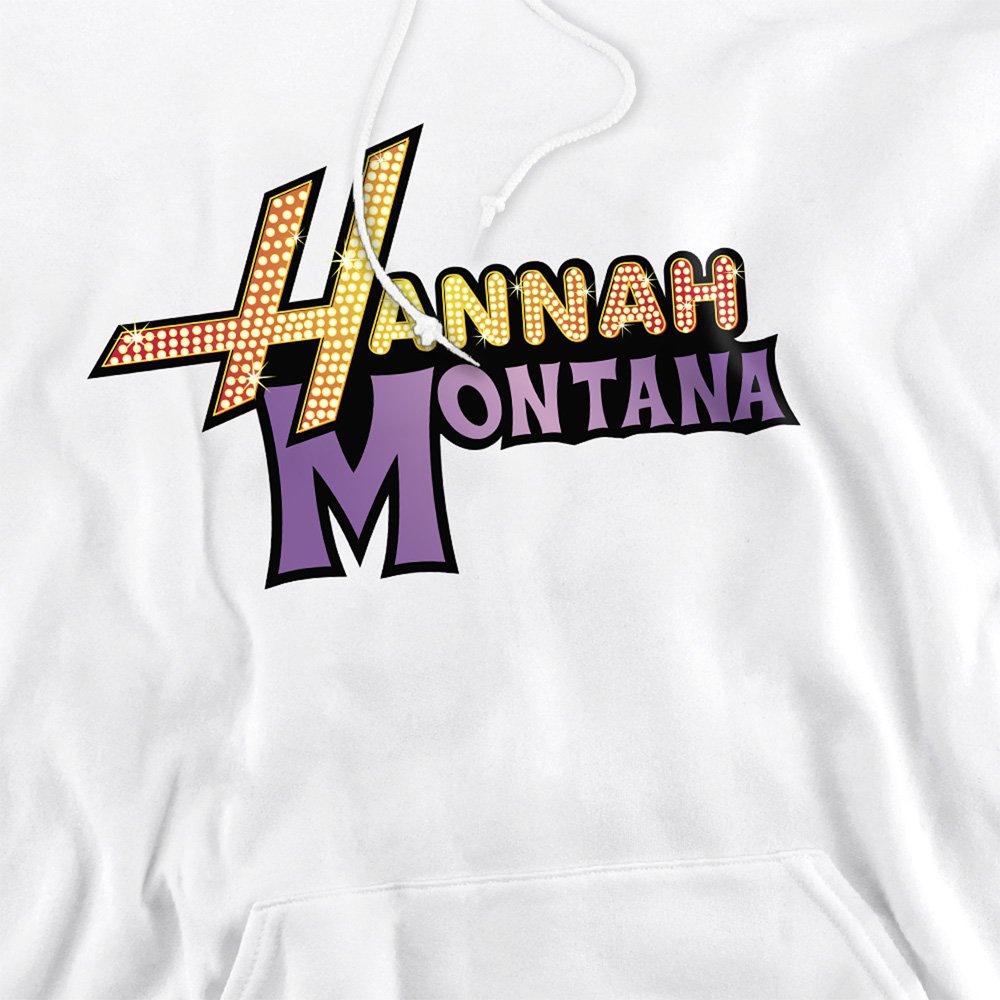 White - Disney - Camp Rock Hannah Montana Logo Hoodie White - 2
