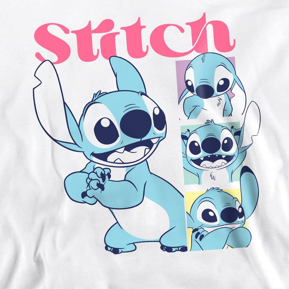 White - Disney - Lilo And Stitch 100 Kisses Adults Crew Sweatshirt - 2