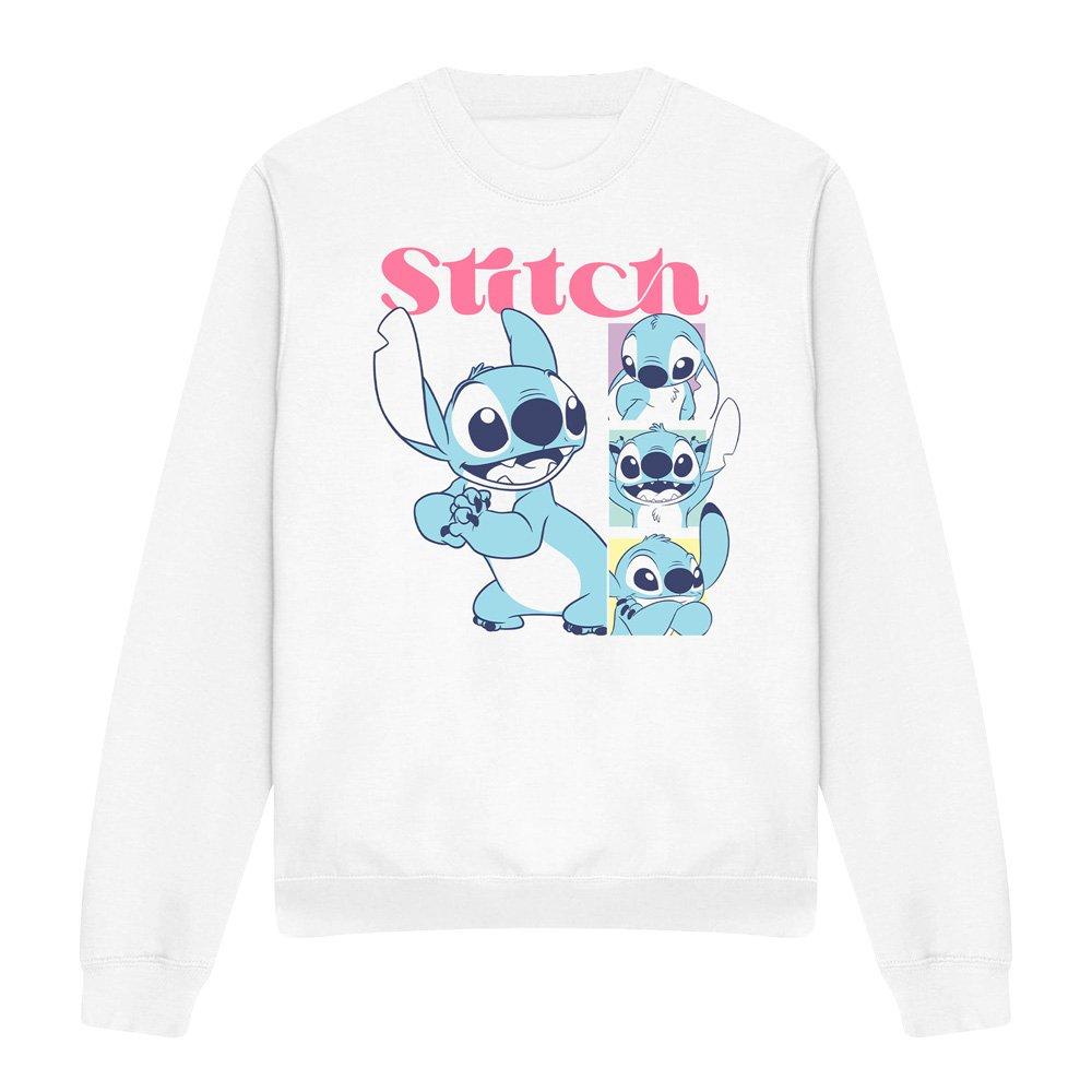 White - Disney - Lilo And Stitch 100 Kisses Adults Crew Sweatshirt - 4