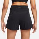 Noir/Argent réfléchissant - Nike - Bliss Women's Dri-FIT Fitness High-Waisted 3 Brief-Lined T-shirt Shorts - 2