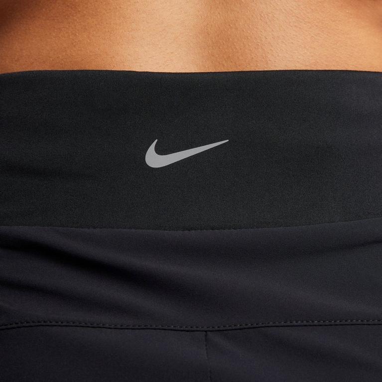 Noir/Argent réfléchissant - Nike - Bliss Women's Dri-FIT Fitness High-Waisted 3 Brief-Lined T-shirt Shorts - 5