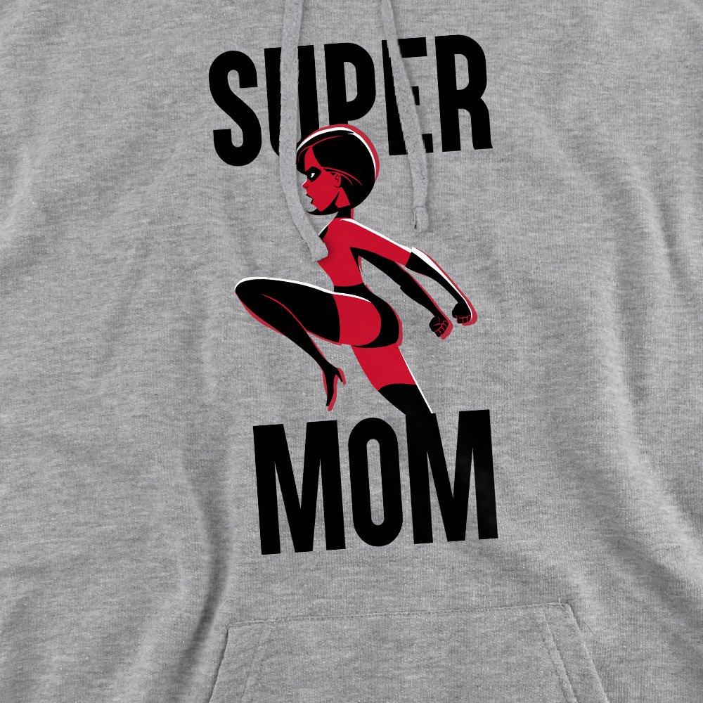 Light Grey - Disney - The Incredibles Super Mom Mens Hoodie Light Grey - 2