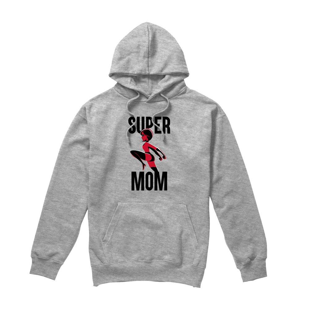 Light Grey - Disney - The Incredibles Super Mom Mens Hoodie Light Grey - 4