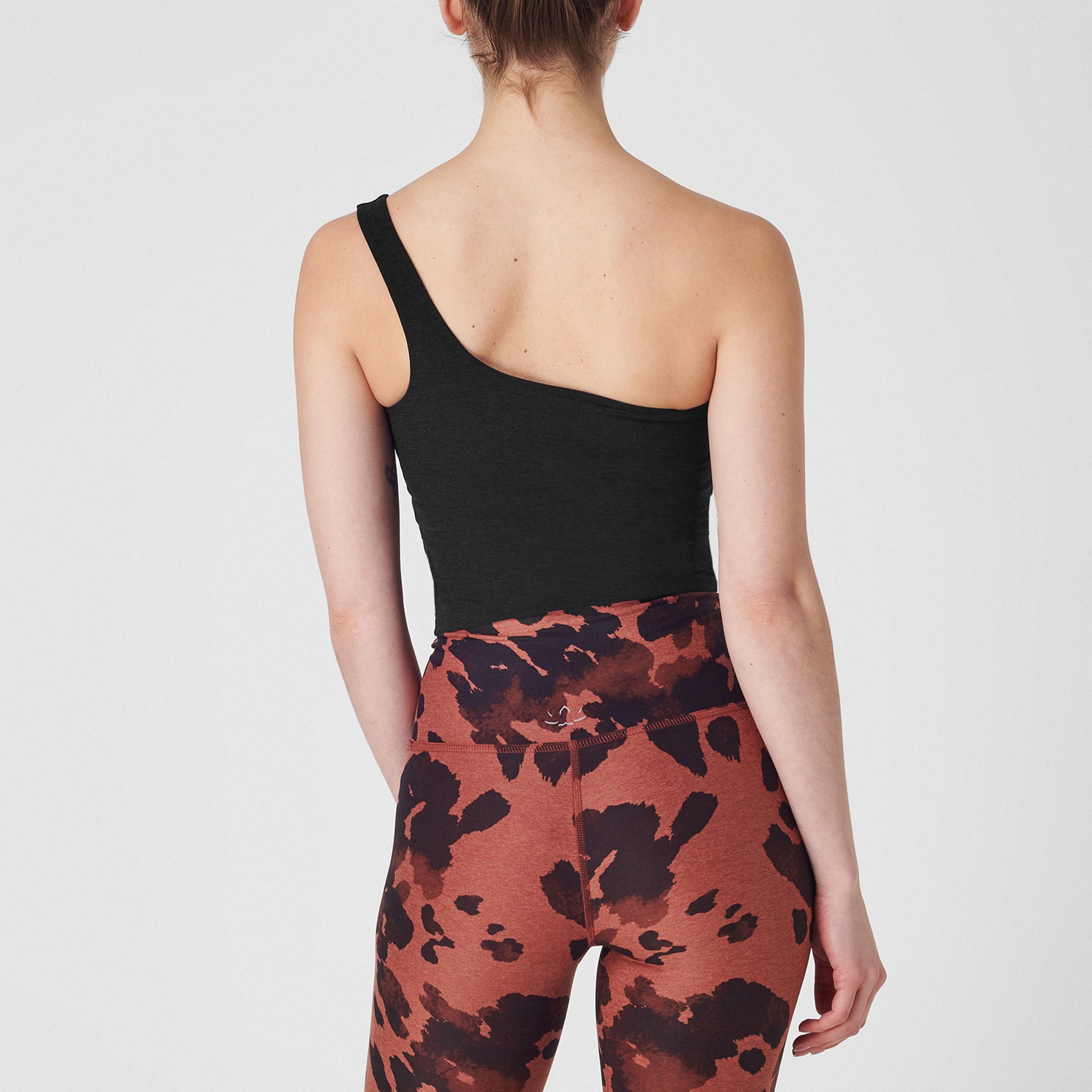 Darkest Night - Beyond Yoga - One Shoulder Cropped Tank - 2