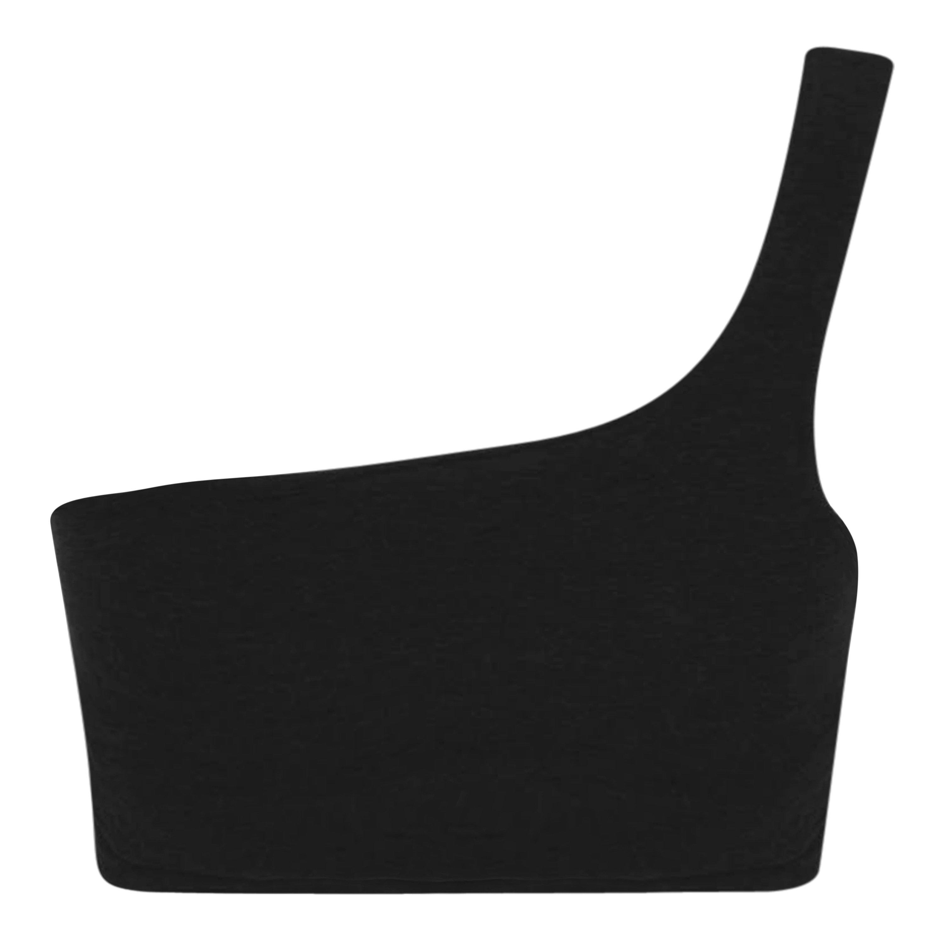 Darkest Night - Beyond Yoga - One Shoulder Cropped Tank - 6