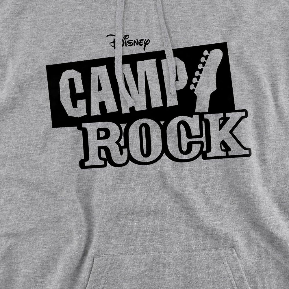 Light Grey - Disney - Camp Rock Mono Logo Hoodie Athletic Heather - 2