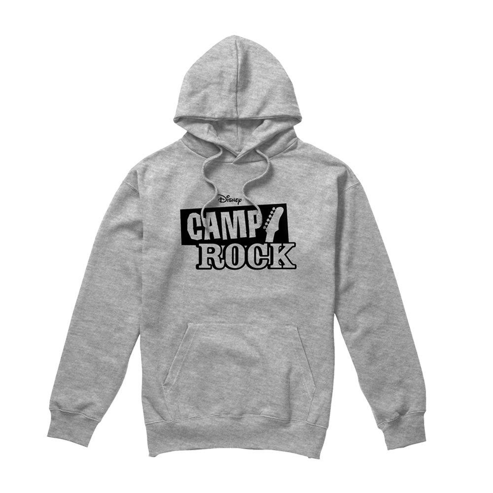 Light Grey - Disney - Camp Rock Mono Logo Hoodie Athletic Heather - 4