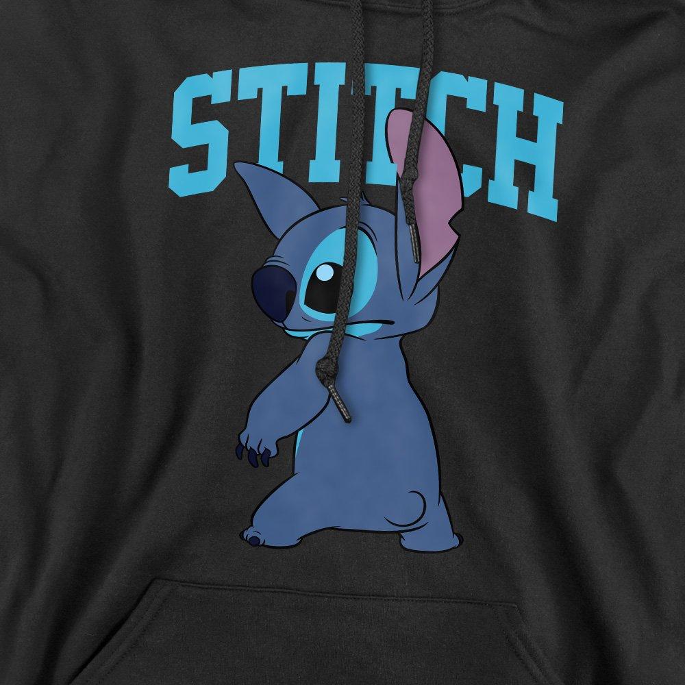 Black - Disney - Lilo & Stitch Classic Pose Hoodie Black - 2