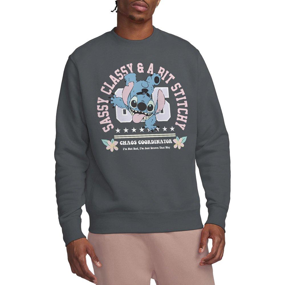 Charcoal - Disney - Lilo And Stitch Chaos Coordinator Adult Crew Sweat - 1