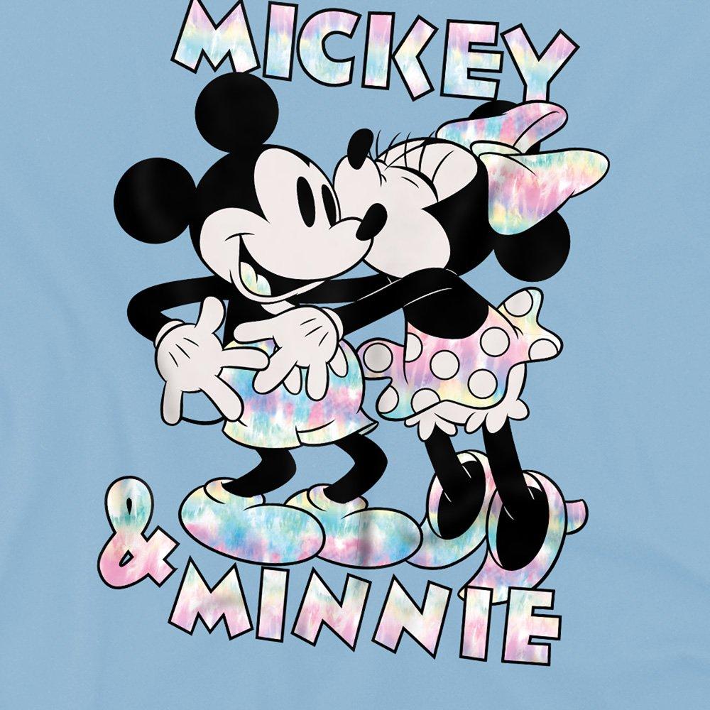 Light Blue - Disney - Mickey Minnie Mouse Tie Dye Kids Sweatshirt Light - 2