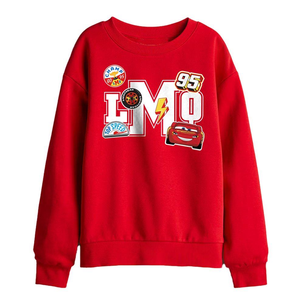 Disney Lmq Badges Sweatshirt Red