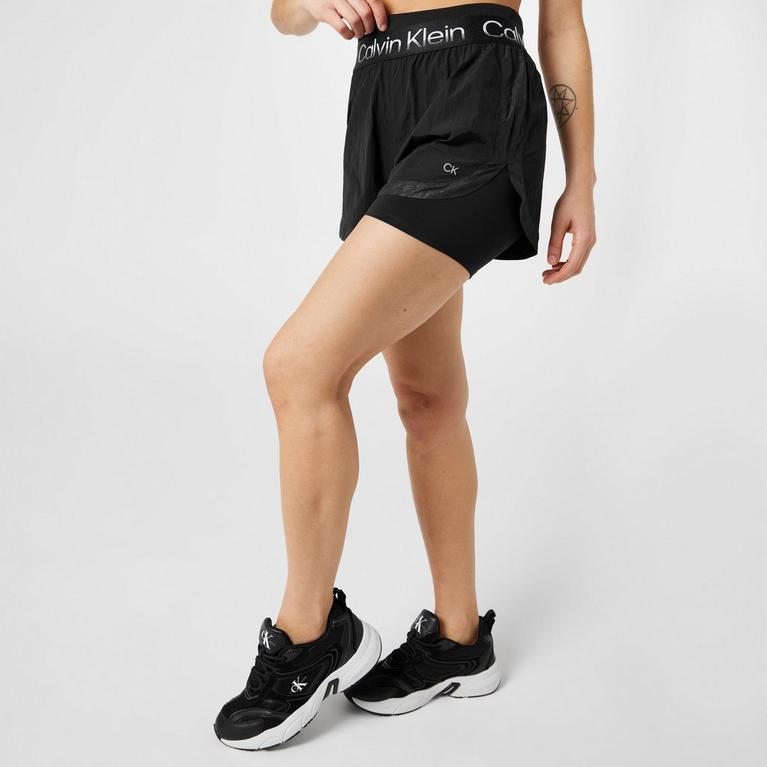 Noir/Moire - Diesel pocket-detail cargo shorts - 2-In-1 Gym Shorts - 4