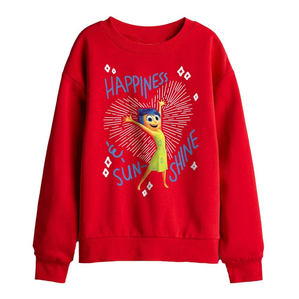 Disney Joy Happiness Kids Sweatshirt Red