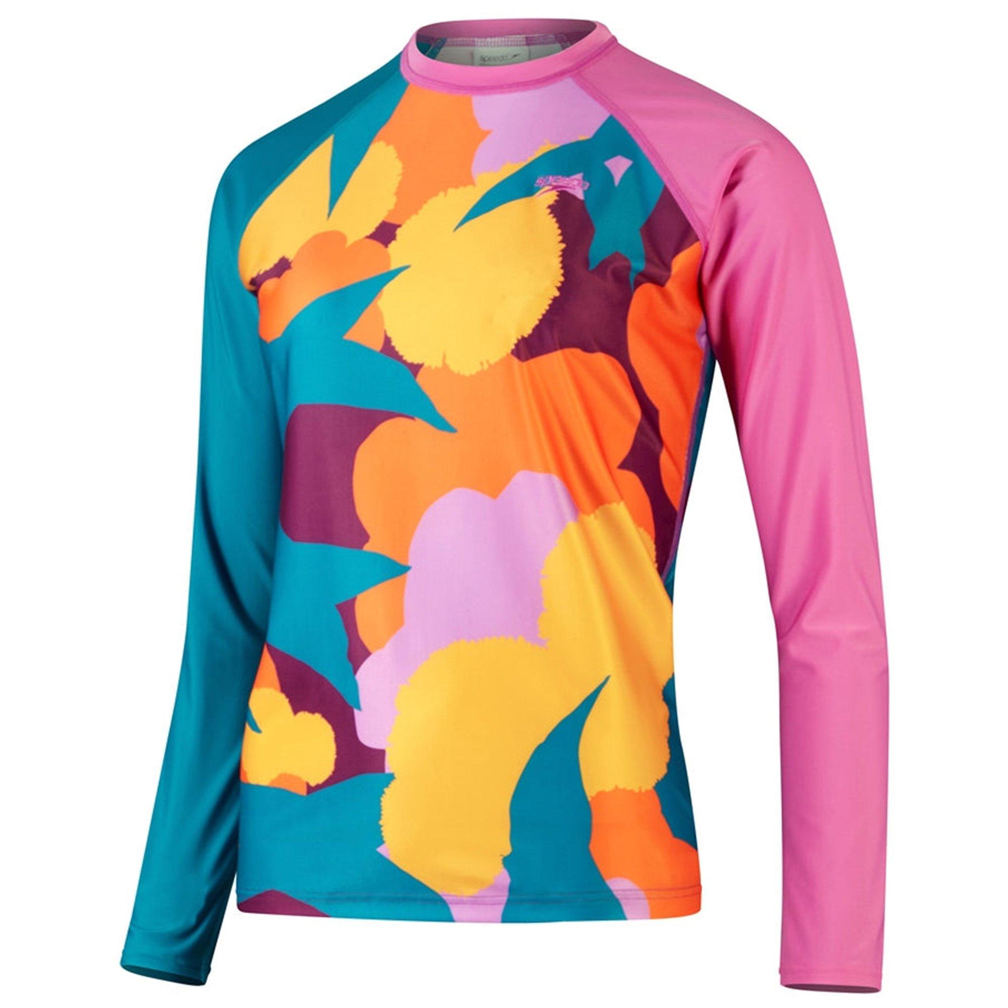 Oce/Dep/Berry - Speedo - Printed Long Sleeve Swim Tee - 1