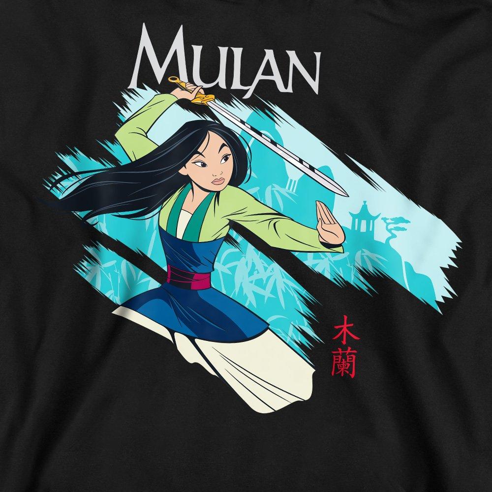 Black - Disney - Mulan Sword in the Wind Sweatshirt Black - 2