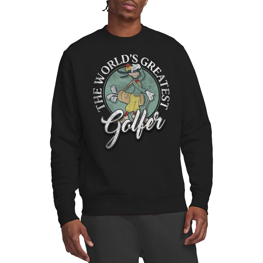 Black - Disney - Mickey & Friends Greatest Golfer Goofy Dad Sweatsh - 1