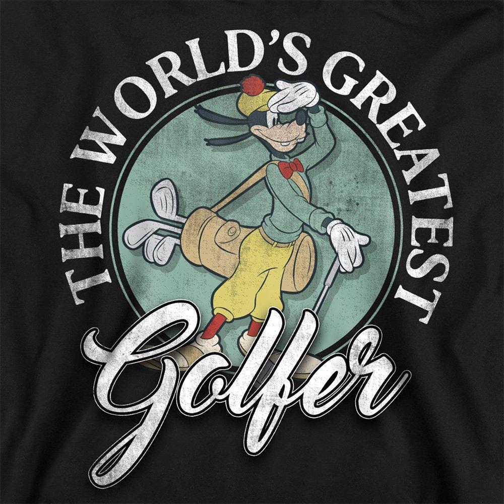 Black - Disney - Mickey & Friends Greatest Golfer Goofy Dad Sweatsh - 2