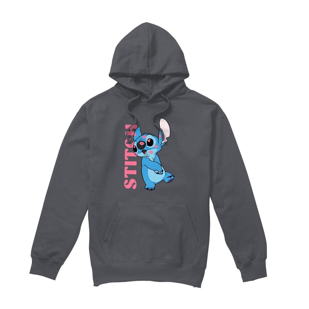 Charcoal - Disney - Lilo & Stitch Covered in Kisses Hoodie Charcoal - 4