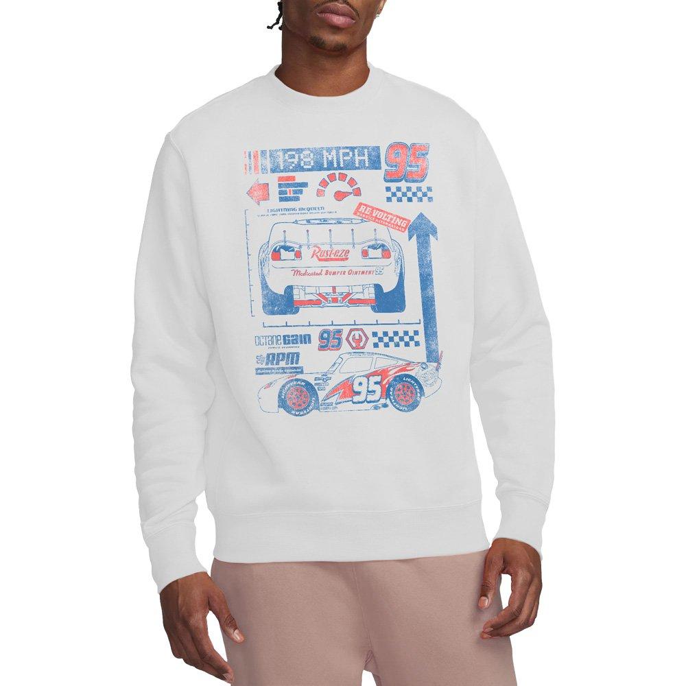 White - Disney - Cars Lightning McQueen 198 Sweatshirt White - 1