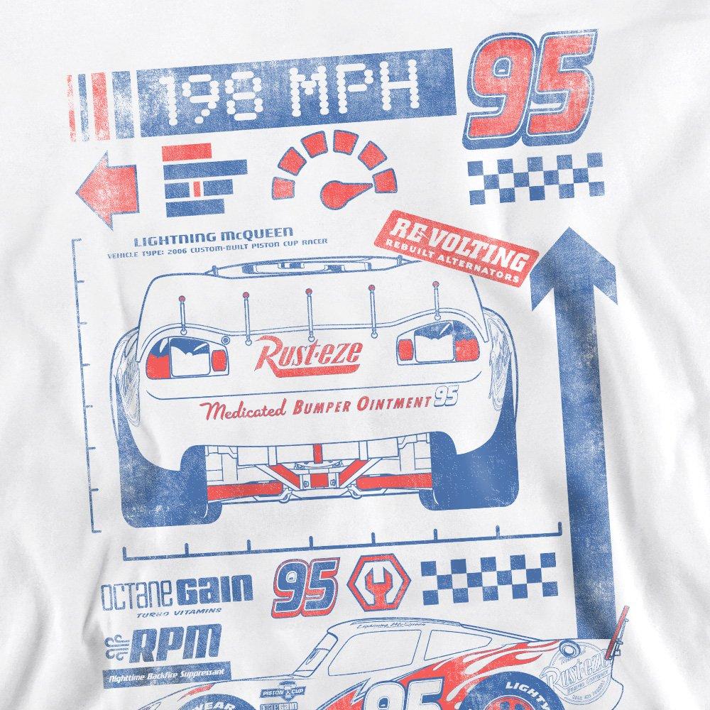 White - Disney - Cars Lightning McQueen 198 Sweatshirt White - 2