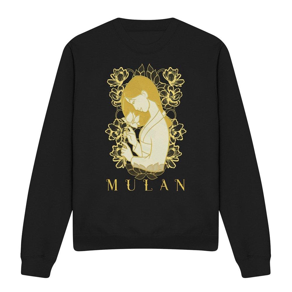 Black - Disney - Mulan Golden Garden Sweatshirt Black - 4