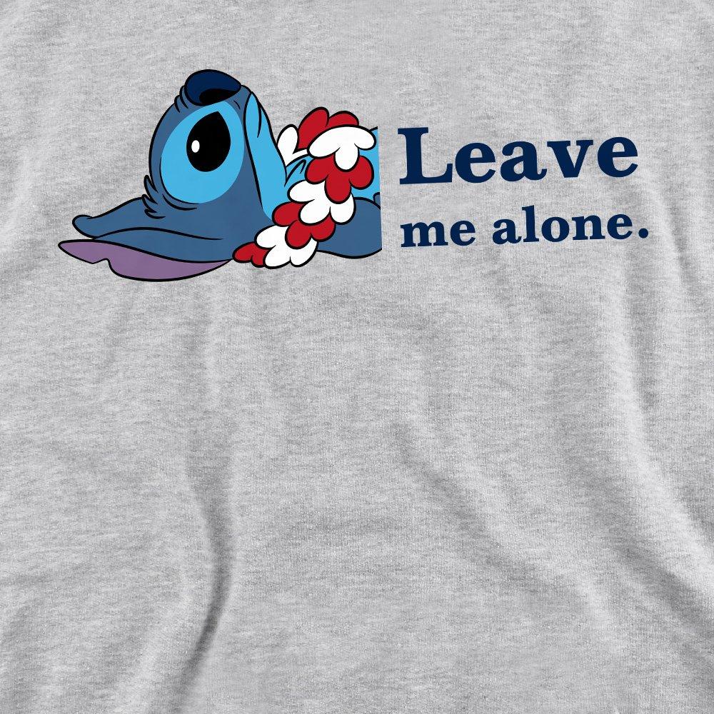 Light Grey - Disney - Lilo & Stitch Leave Me Alone Sweatshirt Light Grey - 2