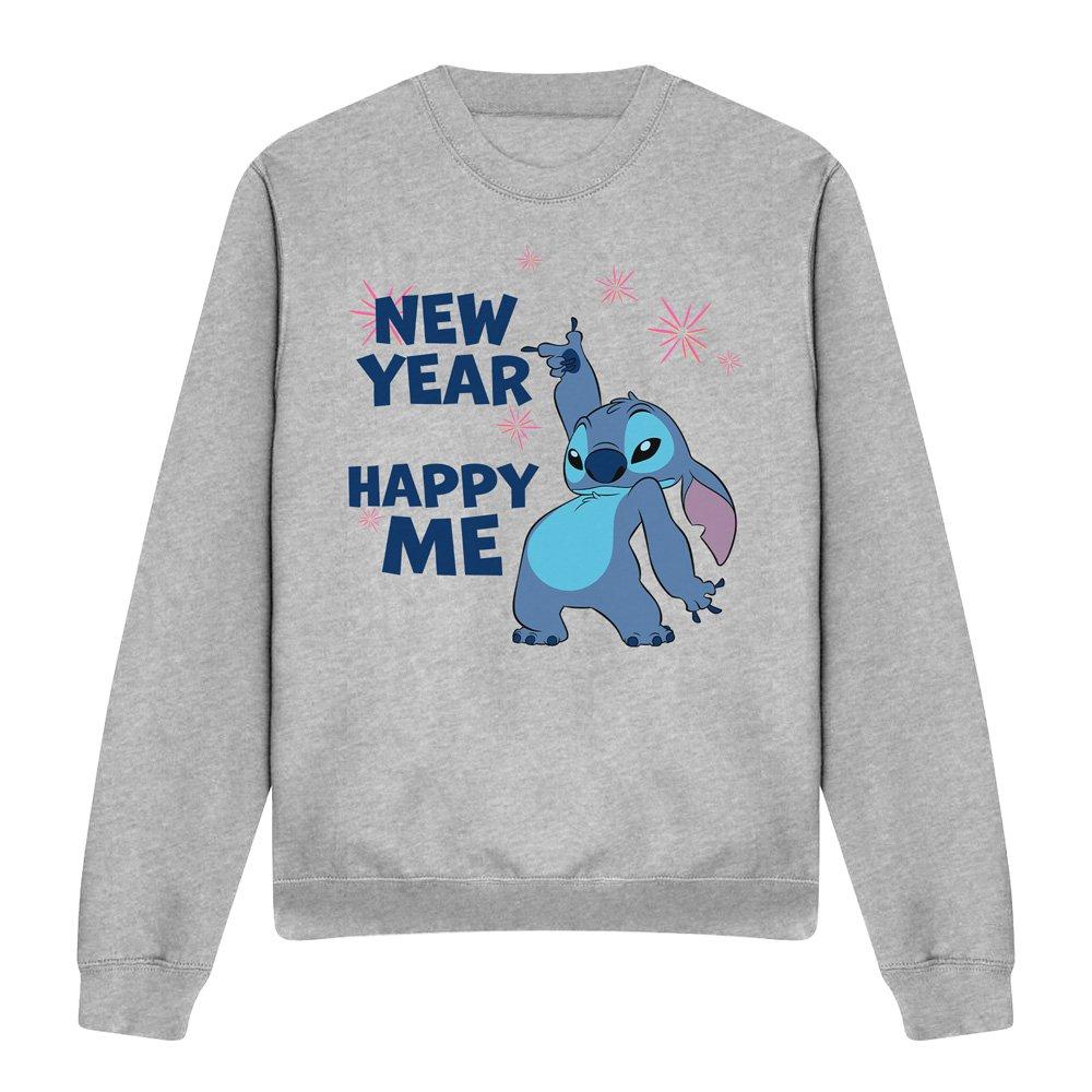 Light Grey - Disney - Lilo & Stitch New Year Happy Me Sweatshirt Light - 4