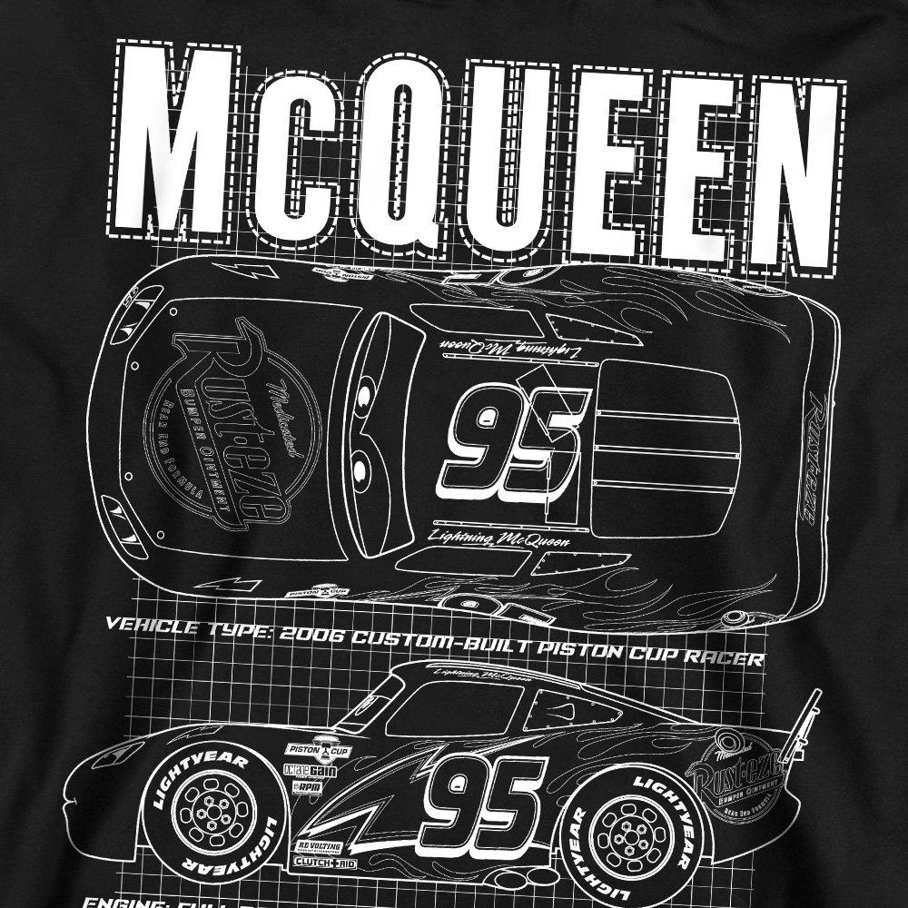 Black - Disney - Cars Lightning McQueen Outline Sweatshirt Black - 2