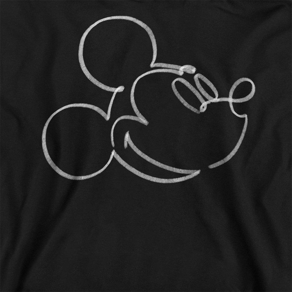 Black - Disney - Mickey Mono Sketch Sweatshirt Black - 2