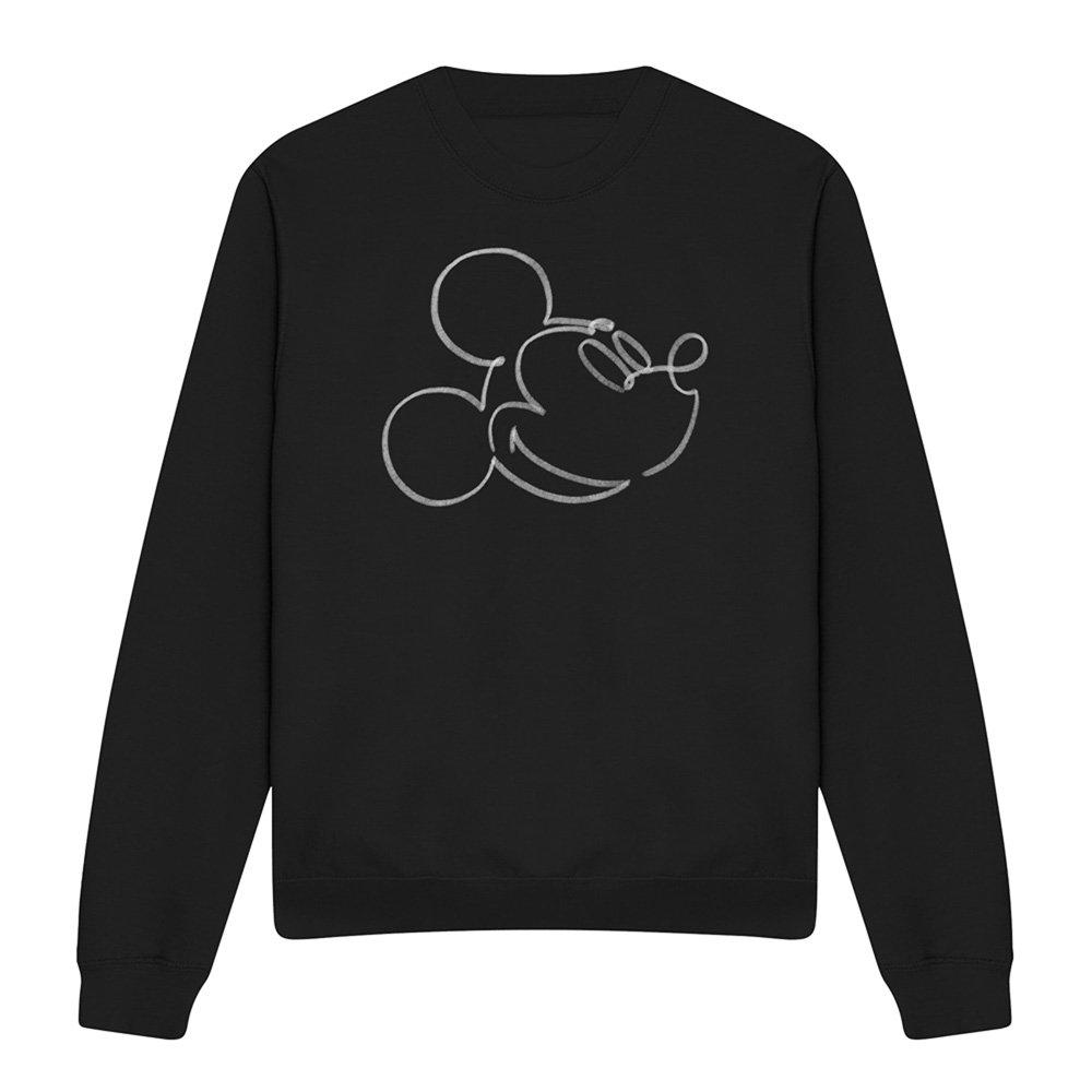 Black - Disney - Mickey Mono Sketch Sweatshirt Black - 4