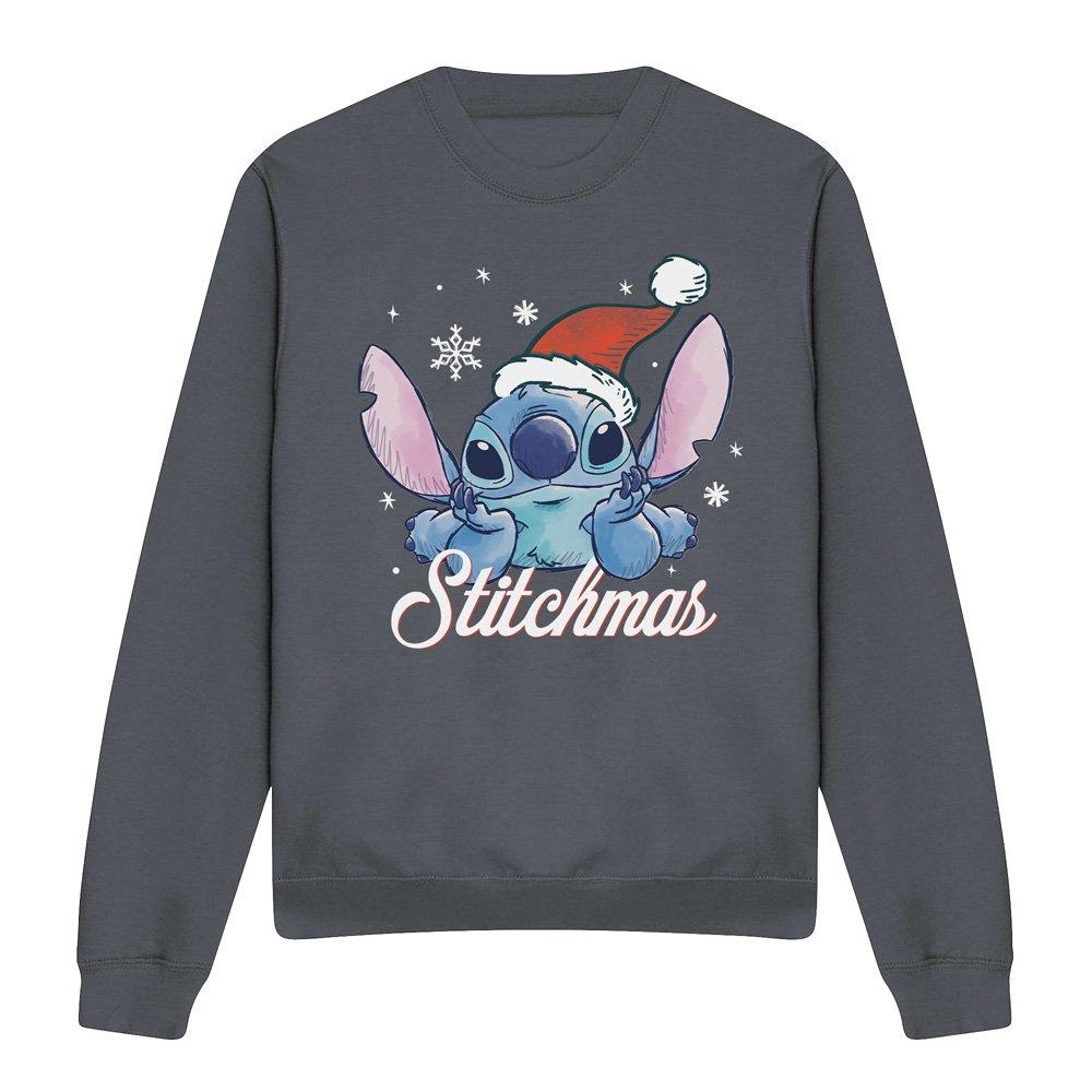 Charcoal - Disney - Lilo & Stitch A Stitchmas Christmas Sweatshirt Cha - 4