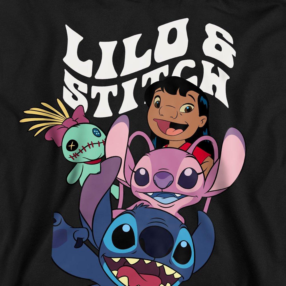 Black - Disney - Lilo & Stitch Character Montage Sweatshirt Black - 2