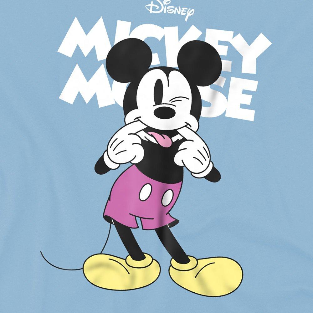 Light Blue - Disney - Mickey Mouse Silly Face Kids Sweatshirt Light Blu - 2