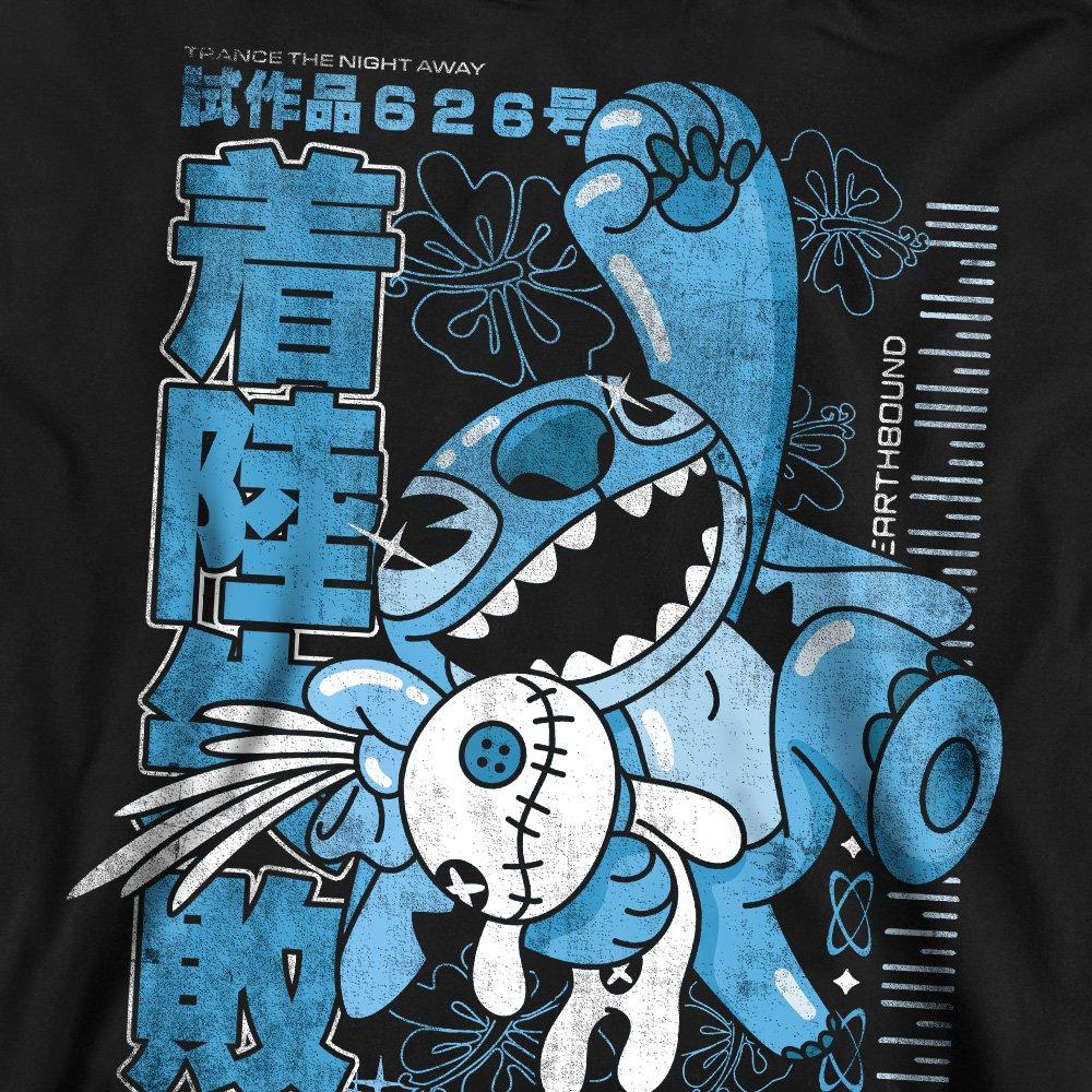 Black - Disney - Lilo And Stitch Manga Jump Sweatshirt Black - 2