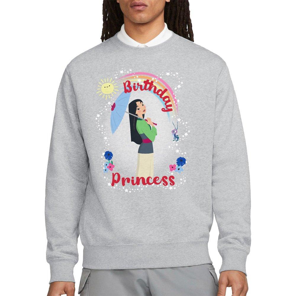 Light Grey - Disney - Mulan Birthday Princess And Her Lucky Cricket Swea - 1