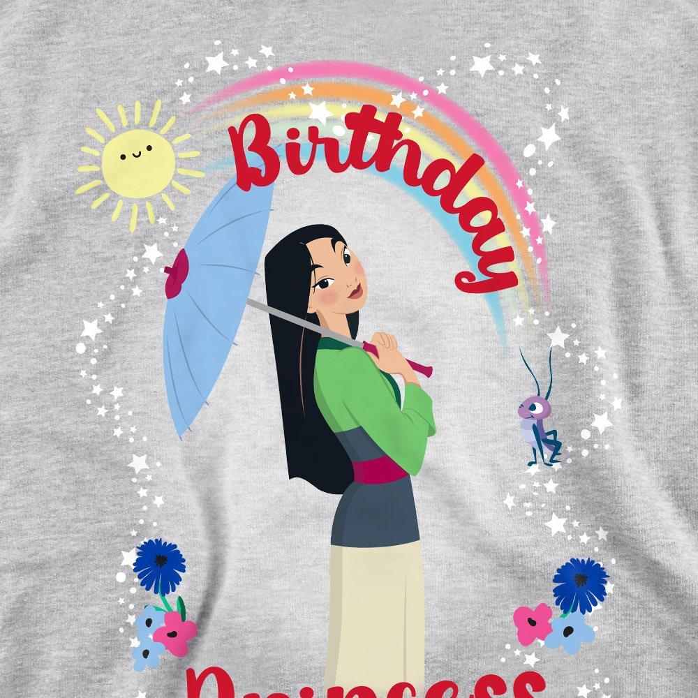 Light Grey - Disney - Mulan Birthday Princess And Her Lucky Cricket Swea - 2