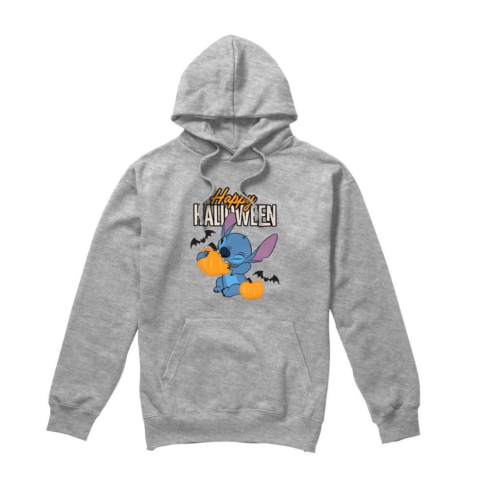 Light Grey - Disney - Lilo & Stitch Happy Halloween Mens Hoodie Light Gr - 4