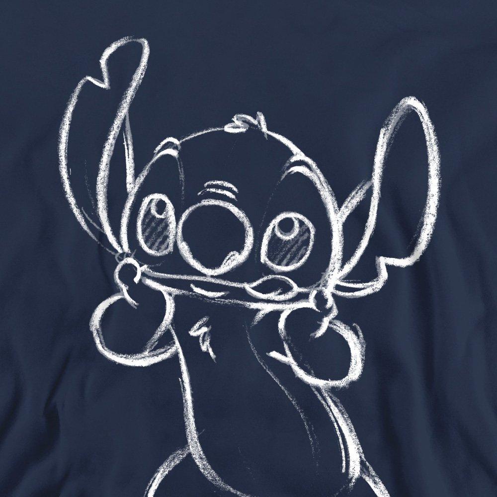 Navy - Disney - Lilo And Stitch Sketch Sweatshirt Navy - 2