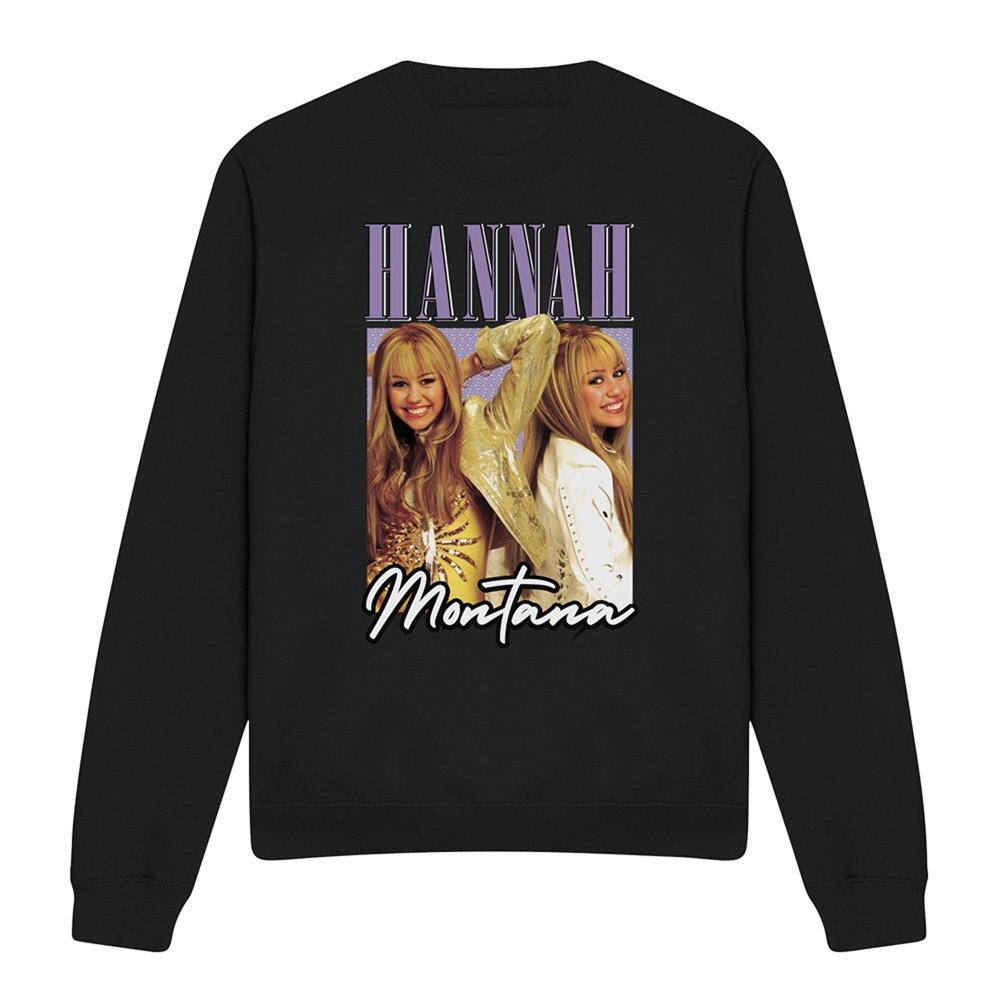 Black - Disney - Hannah Montana Montage Sweatshirt Black - 4