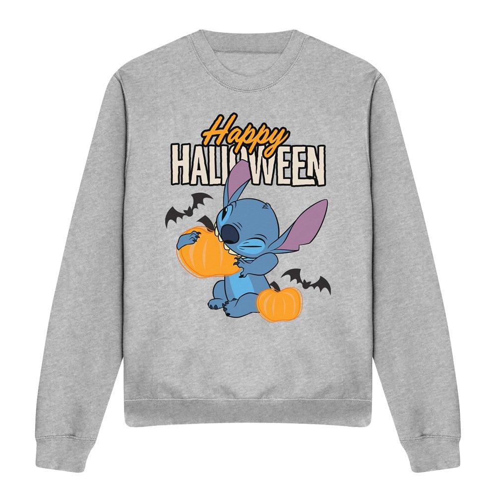 Light Grey - Disney - Lilo & Stitch Happy Halloween Sweatshirt Light Gre - 4